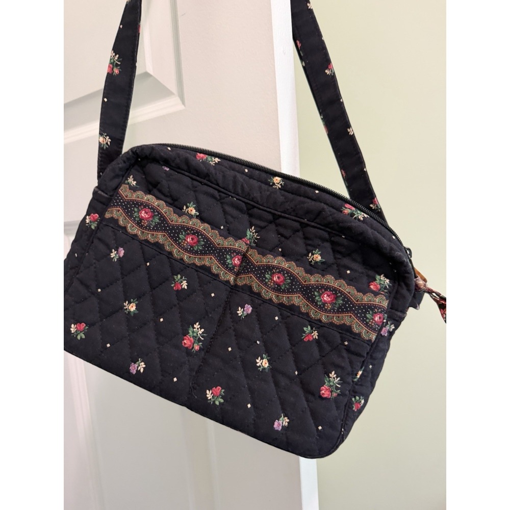 Vera Bradley Petit Point Shoulder Bag Tote 1997 Vintage, Retired Pattern